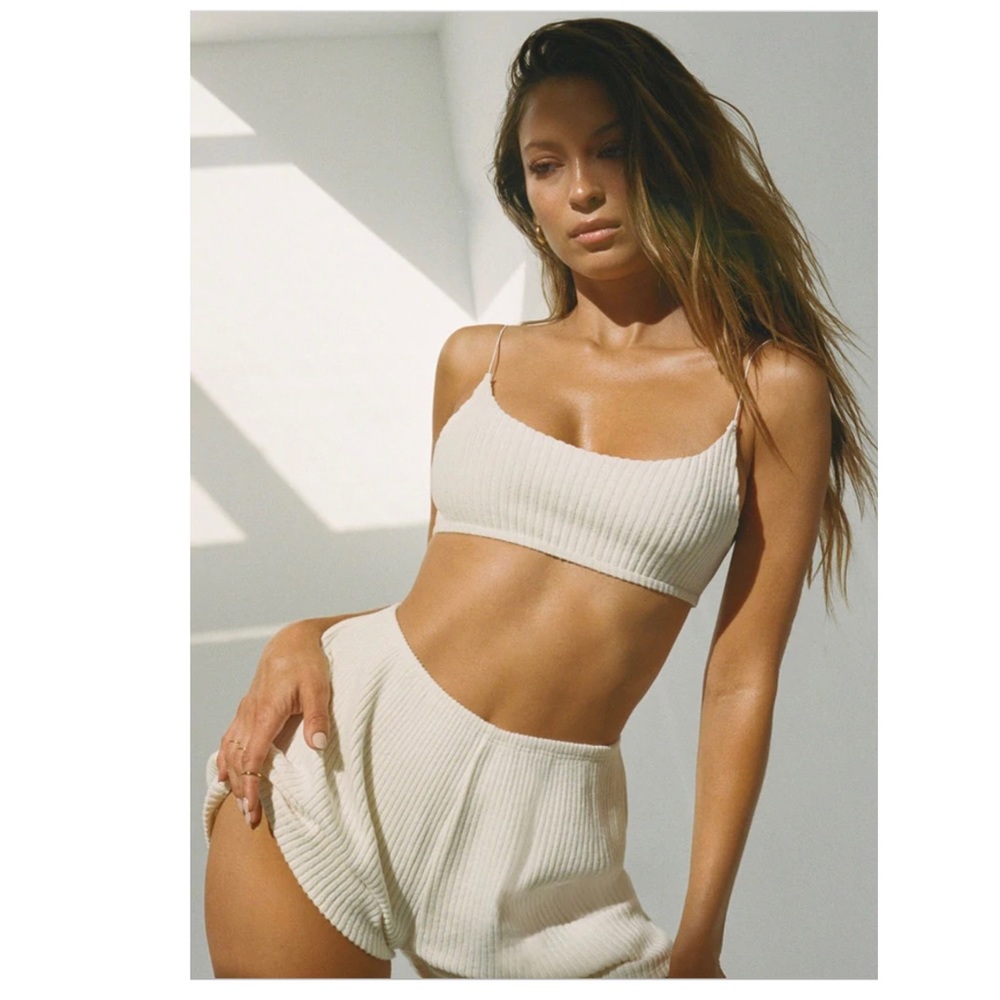 JOAH BROWN Corded Open Back Bra SIZE: S/M